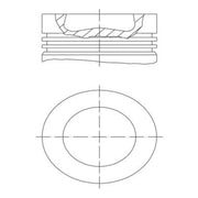 Mahle Piston Cylinder Bore = 106mm 003 24 33