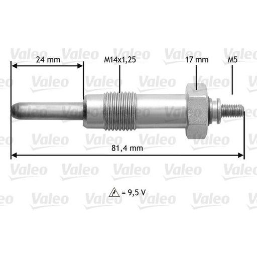 Valeo Diesel Engine Glow Plug 345192