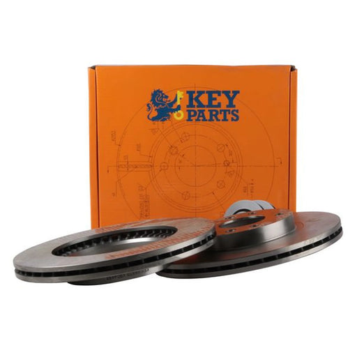 Key Parts 2 x Vented Front Brake Discs KBD4693