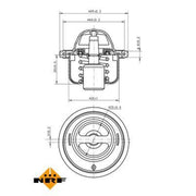 NRF Thermostat,Coolant 725146