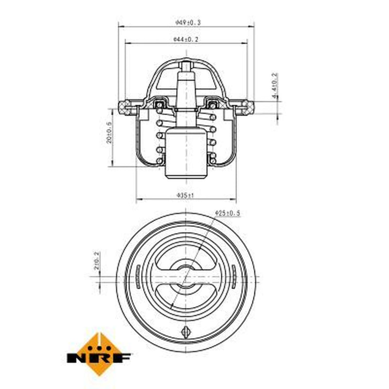 NRF Thermostat,Coolant 725146