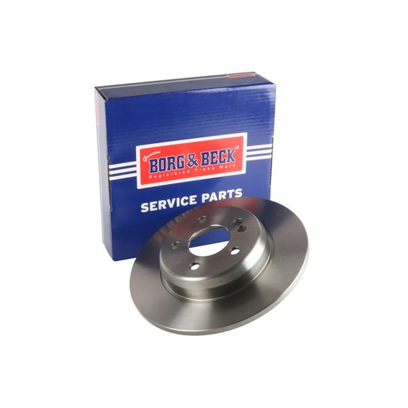 Borg & Beck 2 x Solid Rear Brake Discs BBD7019S