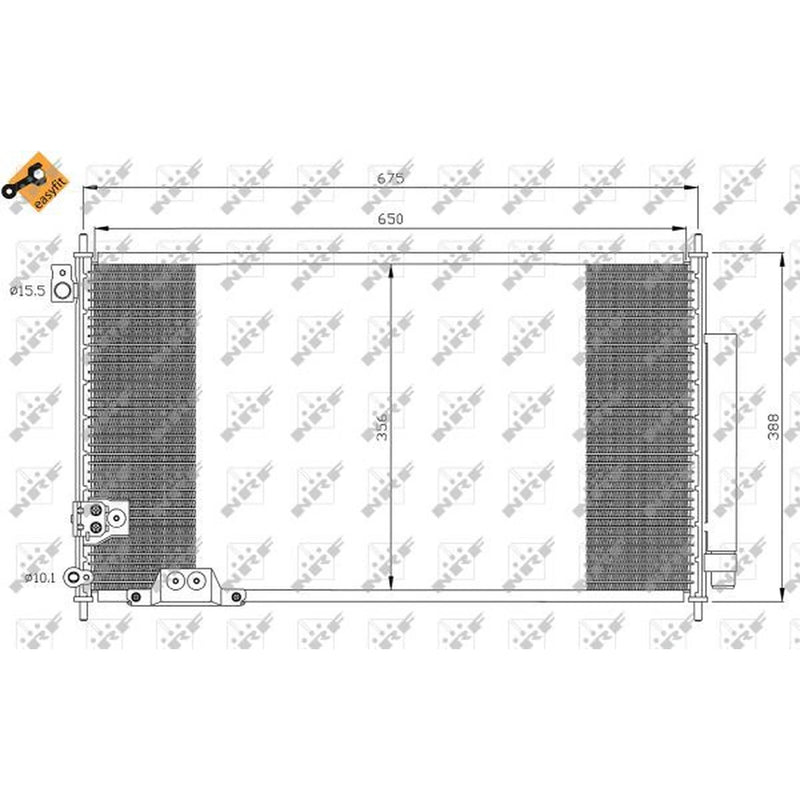 NRF Air Conditioning Condenser 35740