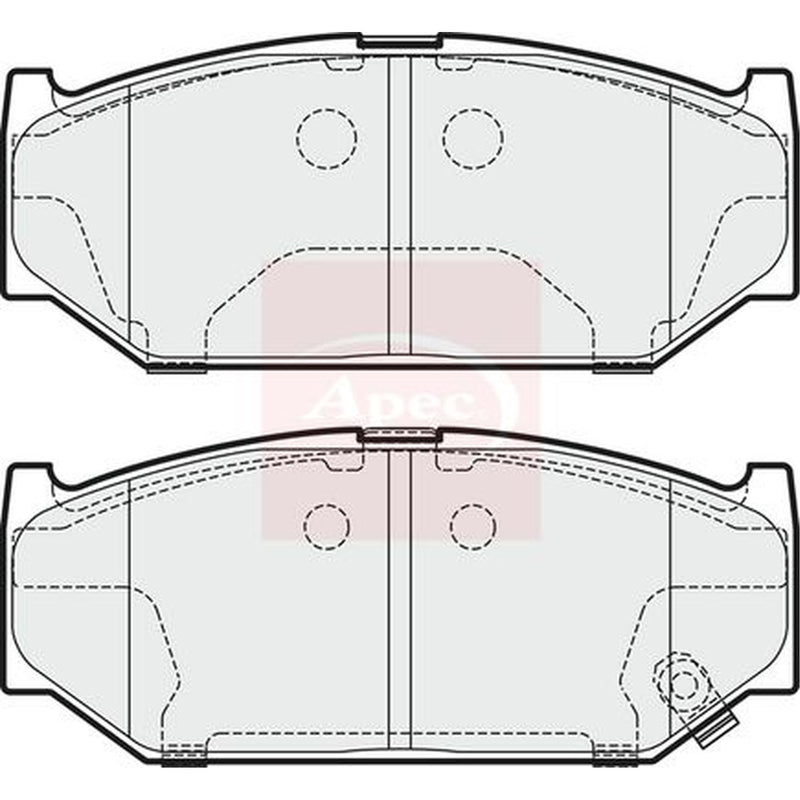 Apec Front Brake Pad Set PAD1892