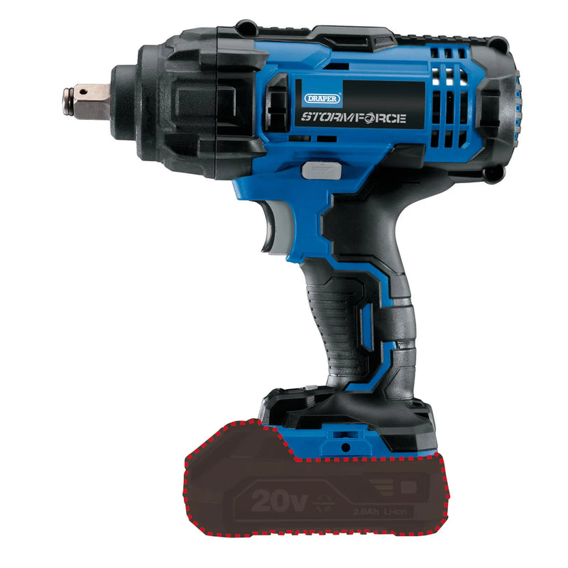 Draper Storm Force Impact Wrench 20V 400Nm CIW204SF