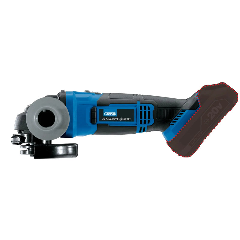 Draper Storm Force Angle Grinder 20V 115mm CAG20SF