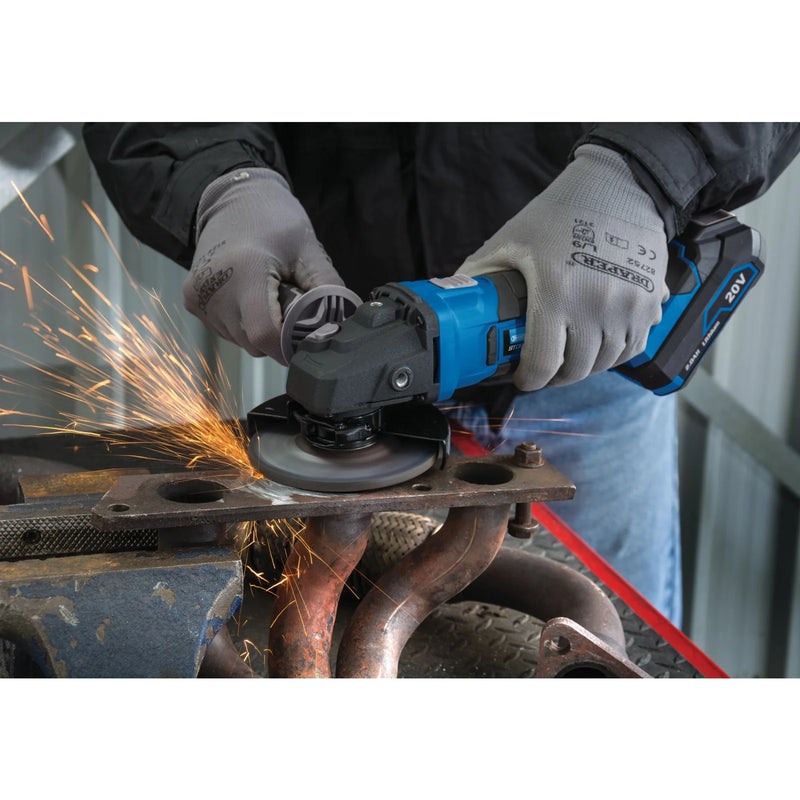 Draper Storm Force Angle Grinder 20V 115mm CAG20SF