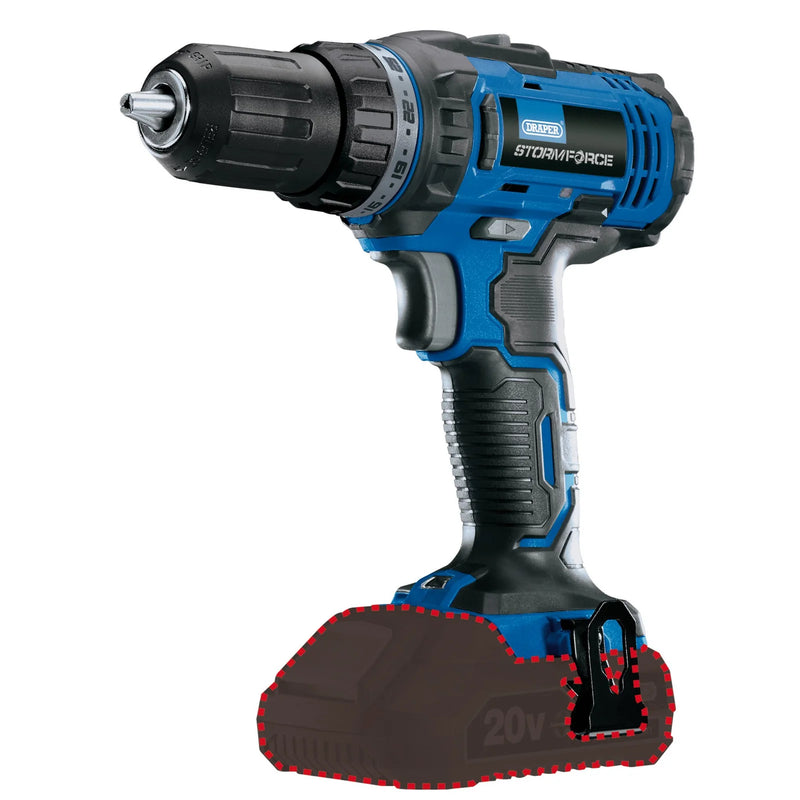 Draper Storm Force Drill Driver 20V CD20SF - Bare Tool