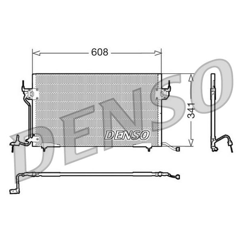 Denso Air Conditioning Condenser DCN21010