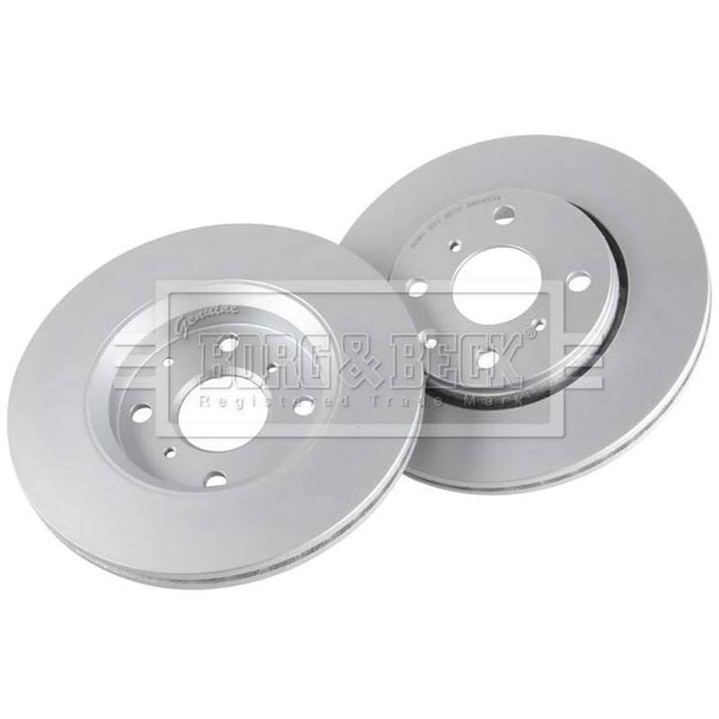 Borg & Beck 2 x Vented Front Brake Discs BBD4534