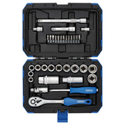 Draper Socket Set 34 Piece 3/8" Square Drive