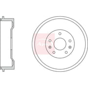 Apec Brake Drum Assembly Rear DRM9229