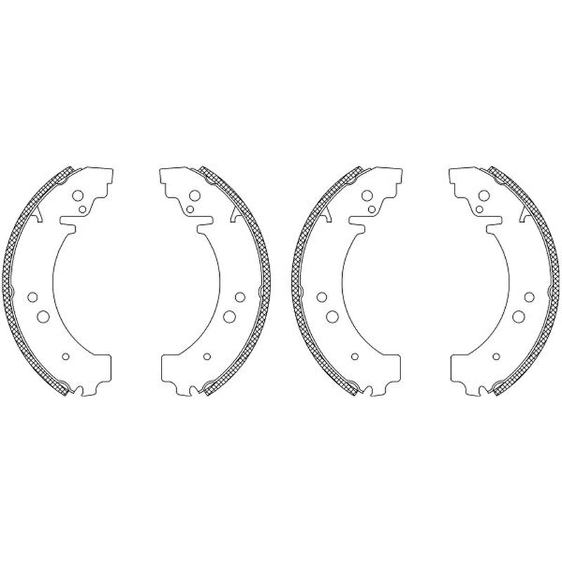 Mintex Brake Shoe Set Axle Kit MSK026