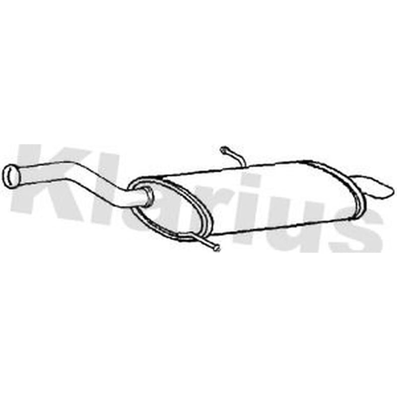 Klarius Box With Tail Pipe Rear CN581L