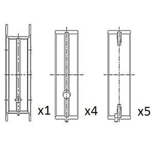 FAI Main Bearing Set 62.3mm BM1049-025