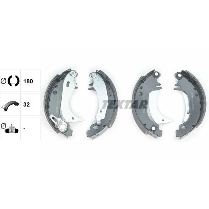 Textar Brake Shoe Set Axle Kit 91038201