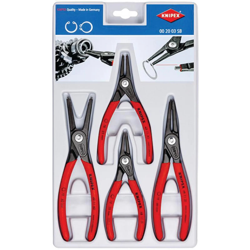 KNIPEX Precision Circlip Pliers Set 4 Parts