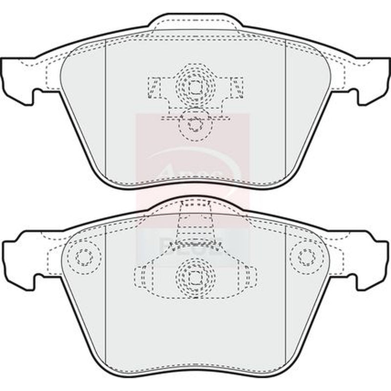 Apec Front Brake Pad Set PD3604