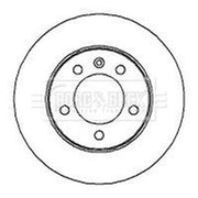 Borg & Beck 2 x Solid Rear Brake Discs BBD4296