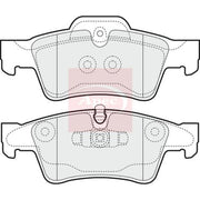 Apec Rear Brake Pad Set PAD1440