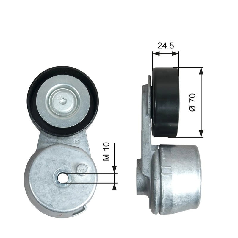 Gates Auxiliary Belt Tensioner T39375