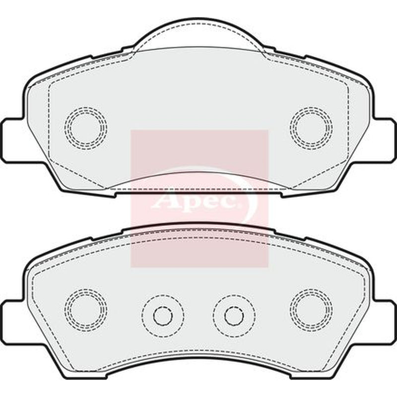 Apec Front Brake Pad Set PAD1937