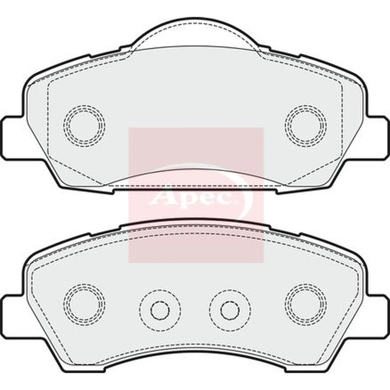 Apec Front Brake Pad Set PAD1937