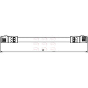 Apec Brake Hydraulic Hose Line Rear HOS3849