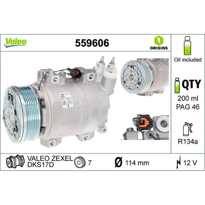 Valeo Air Conditioning Compressor 559606