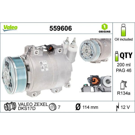 Valeo Air Conditioning Compressor 559606