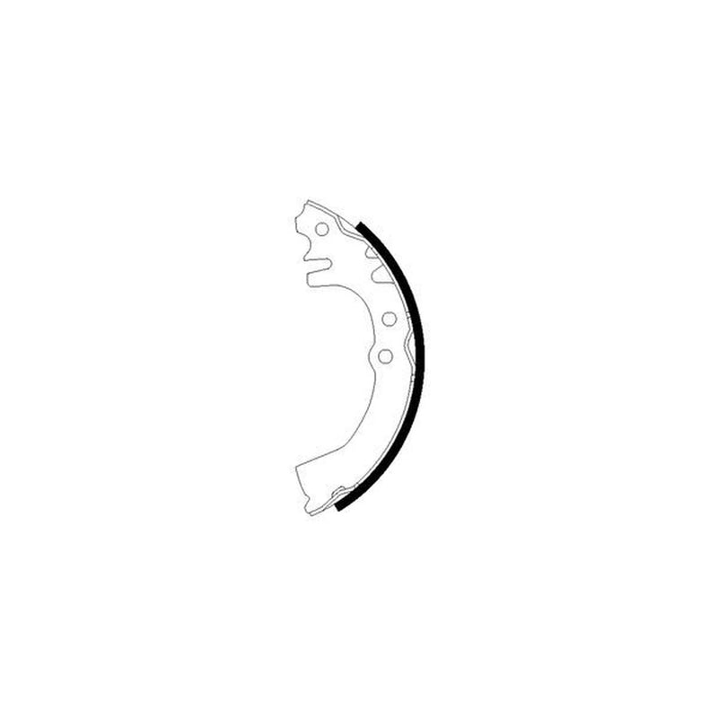 Mintex Brake Shoe Set Axle Kit MFR443