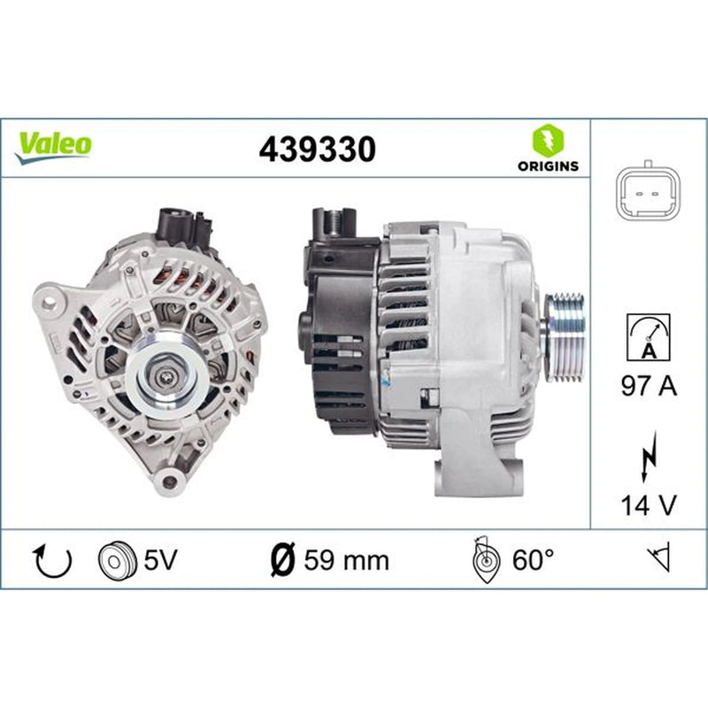 Valeo Car Alternator 12V 439330
