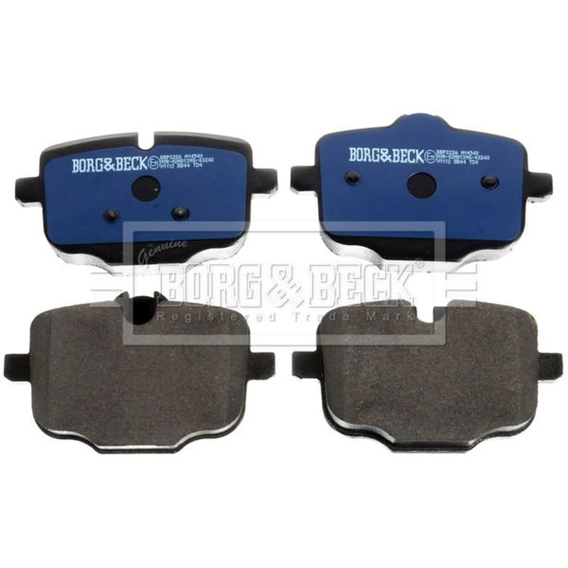 Borg & Beck 4 x Rear Brake Pad Set BBP2226