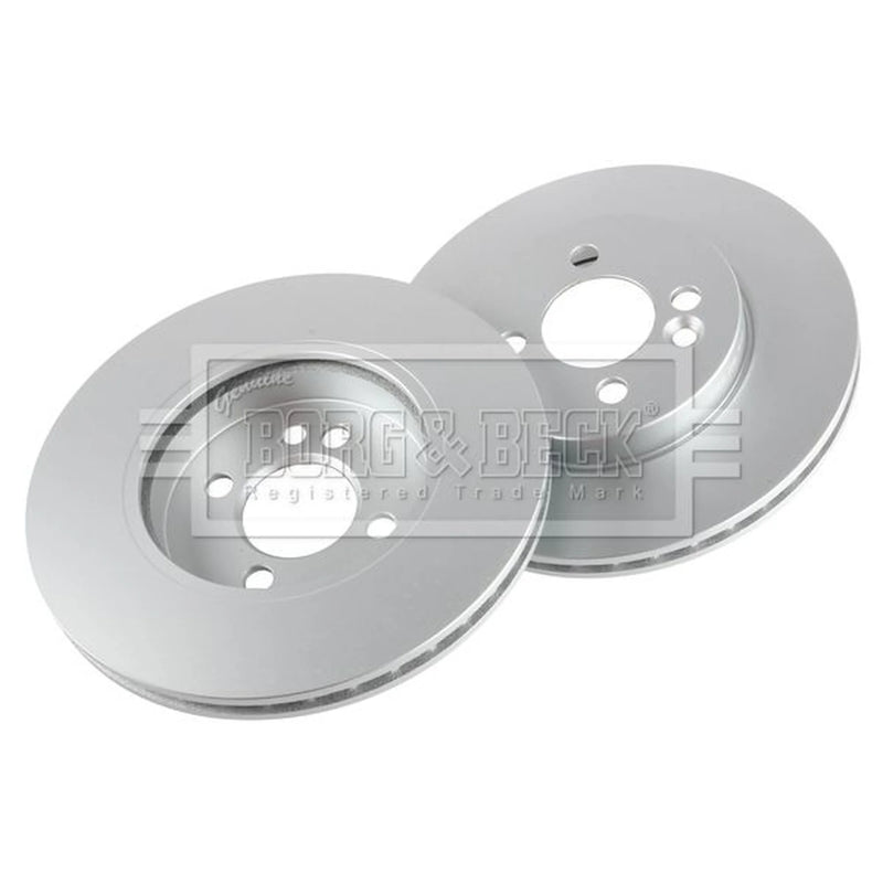 Borg & Beck 2 x Vented Front Brake Discs BBD4732