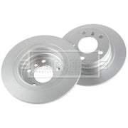 Borg & Beck 2 x Solid Rear Brake Discs BBD5265