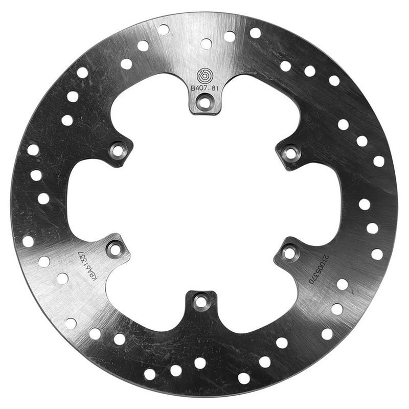 Brembo 2 x Rigid Rear Brake Disc Brake Discs 68B40781