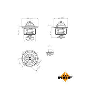 NRF Thermostat,Coolant 725178