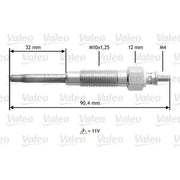 Valeo Diesel Engine Glow Plug 345141