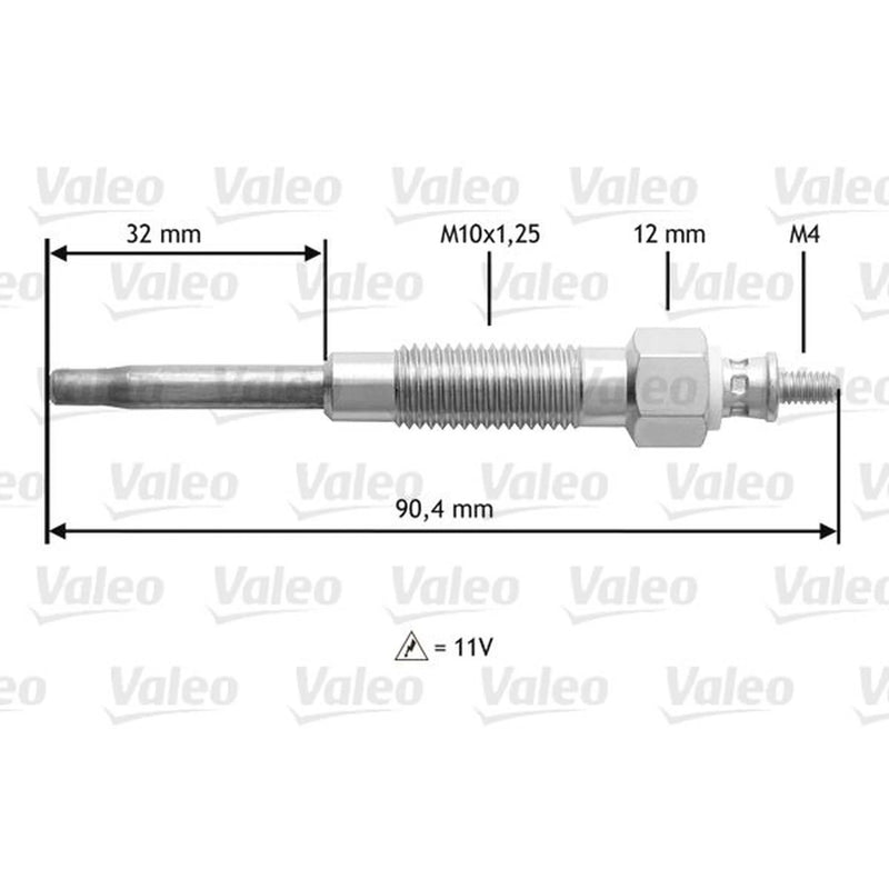Valeo Diesel Engine Glow Plug 345141