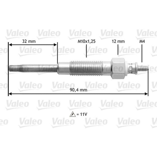 Valeo Diesel Engine Glow Plug 345141