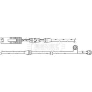 Borg & Beck Brake Pad Wear Sensor Front BWL3023