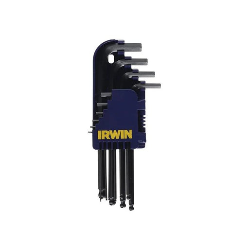 IRWIN® T10757 Metric Long Arm Ball End Hex Key Set, 10 Piece - T10757