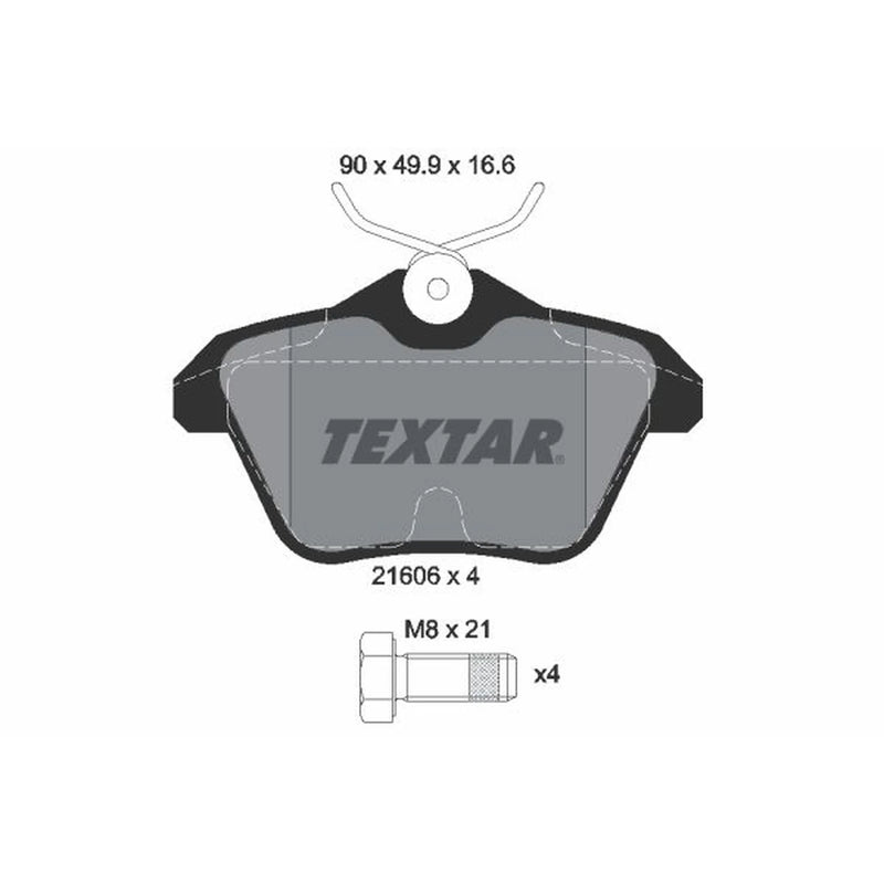 Textar Rear Brake Pad Set 2160601