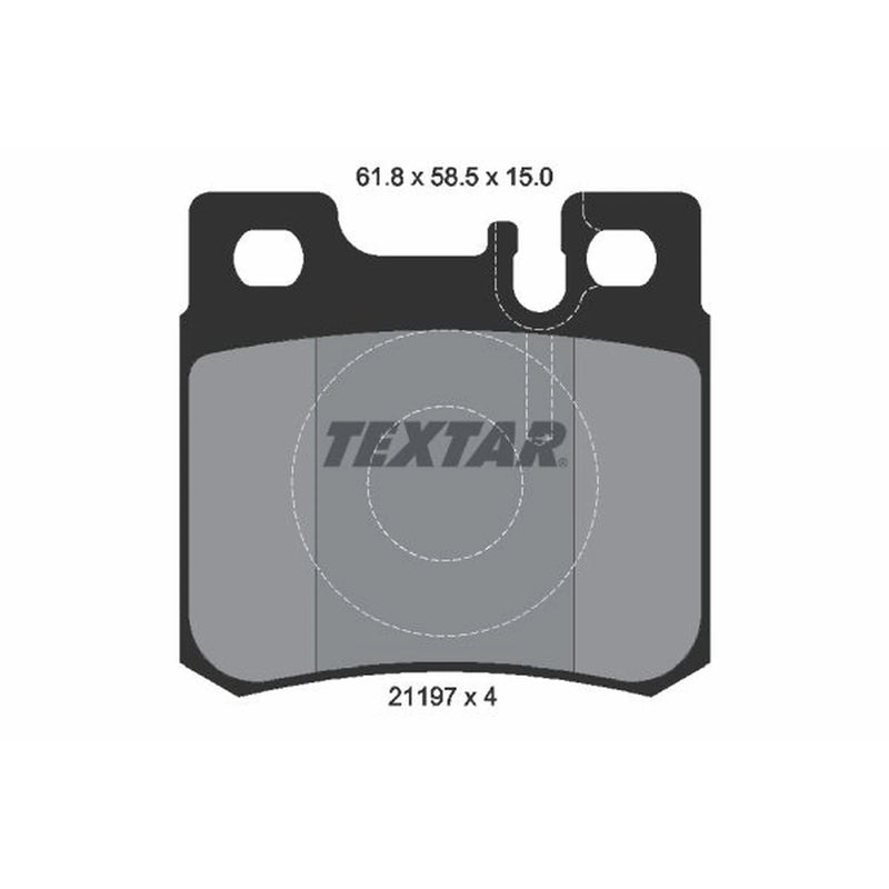 Textar Rear Brake Pad Set 2119701