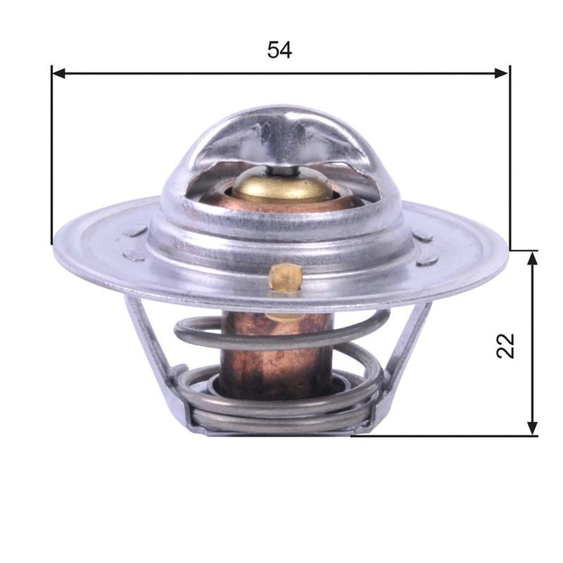 Gates Thermostat,Coolant TH12888G1
