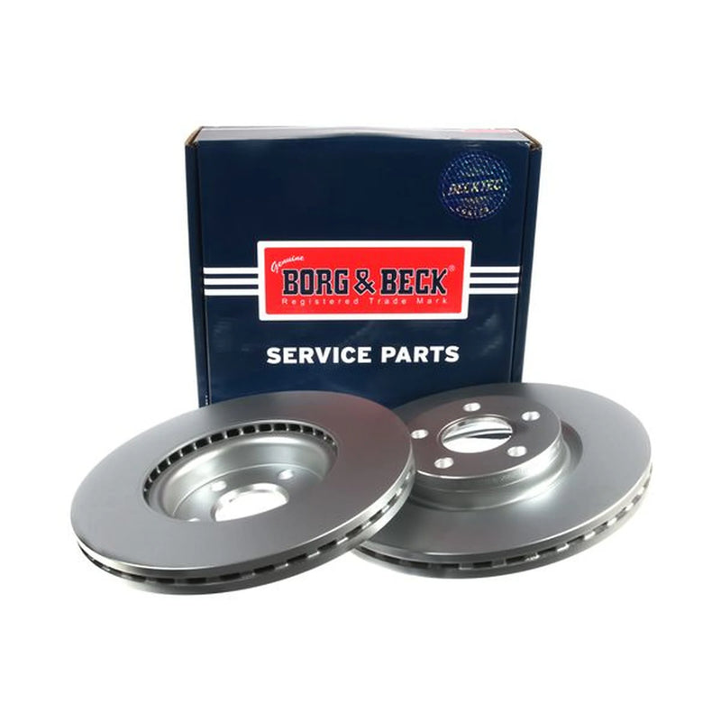 Borg & Beck 2 x Vented Front Brake Discs BBD5639