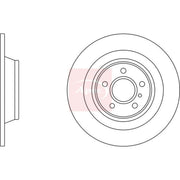 Apec 2 x Solid Rear Brake Discs DSK3275
