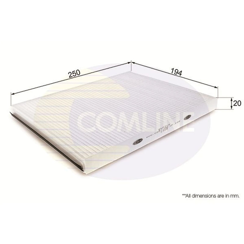 Comline Cabin Air Filter (Pollen Filter) EKF219
