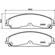 Mintex Front Brake Pad Set MDB3304