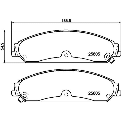 Mintex Front Brake Pad Set MDB3304